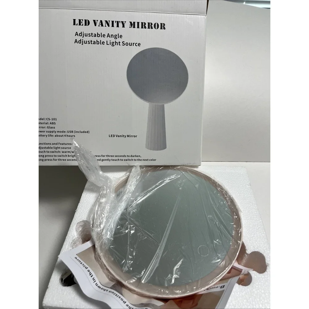 Yieach Vanity Mirror‎ with Lights,8.3 Inch Table Top Makeup 2